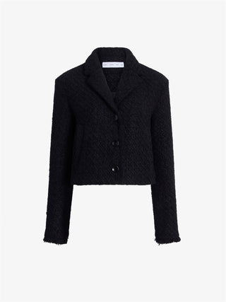 PROENZA SCHOULER - Nima Jacket Basket Weave - Black