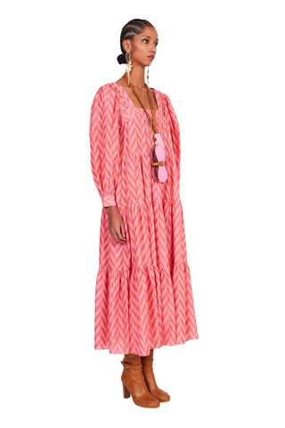 ULLA JOHNSON - Georgina Dress - Bougainvillea