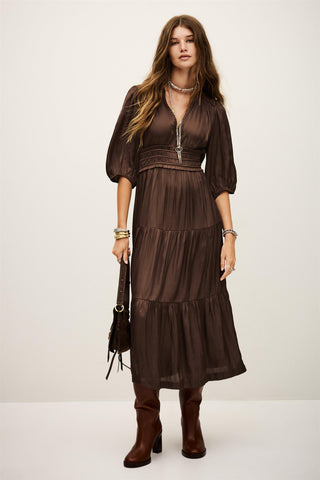 BA&SH - Cleli Dress - Chocolat