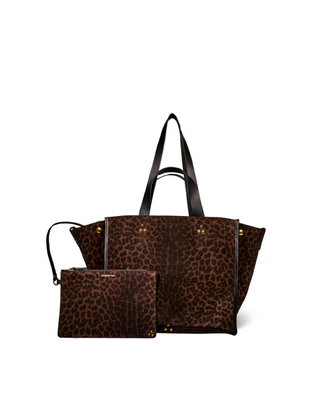 JEROME DREYFUSS - Leon M - Imprime Leopard Naturel