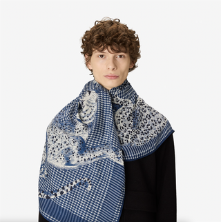 INOUI - Square Jorgen Houndstooth 100 - Blue