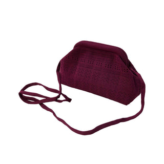 Pico Copenhagen - Small Rosalia Clutch - Plum Lace