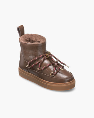 INUIKII - Full Leather Gloss - Brown