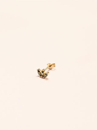 Rose Marie Paris - Stud Lotus with Peridot - Gold