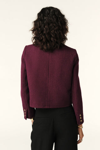BA&SH - Meredith Jacket - Bordeaux