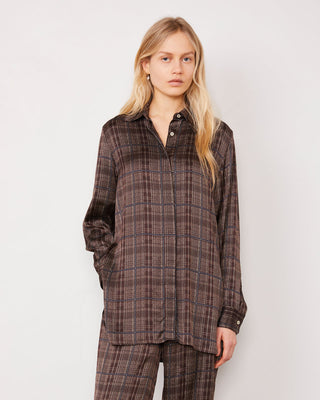 Officine Générale - Ronia Shirt - Coffee/Cream/Black