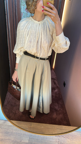 Officine Générale - Bertille Skirt - Galet