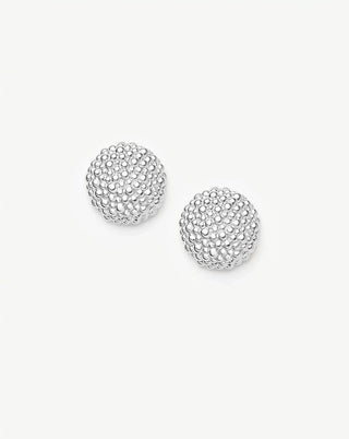 MISSOMA - Baya Dome Stud Earrings - Silver