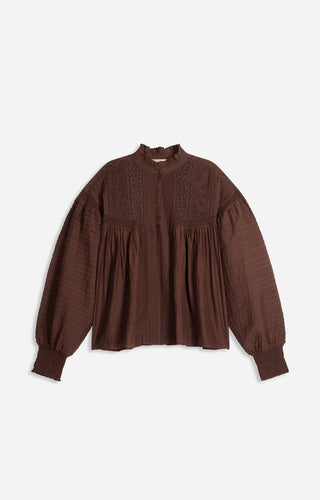 VANESSA BRUNO - Dahlia Blouse - Brown