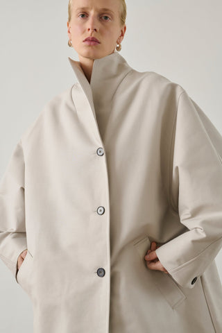 SOEUR - Hyacinthe Coat - Gris Clair