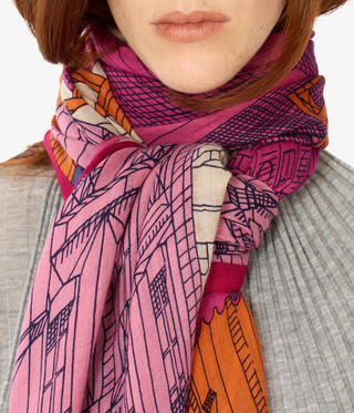 INOUI - Scarf Paris 100 - Fuchsia