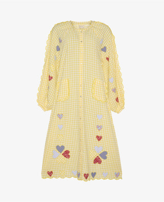 SISSEL EDELBO - Kamal Dress - Yellow Checks