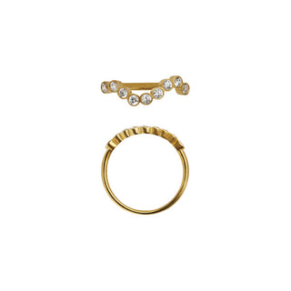 STINE A - Midnight Sparkle Ring - Gold