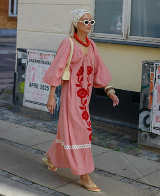 SISSEL EDELBO - Abelone Dress - Red Flower