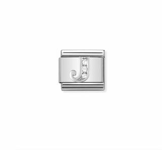 Nomination - Link ALPHABETH 925 sterling silver J