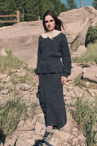 DES PETITS HAUTS - Andonis Skirt - Anthracite
