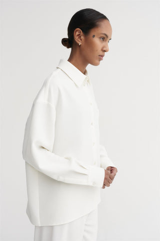 ALMADA LABEL - Finn Crepe Shirt - Cream