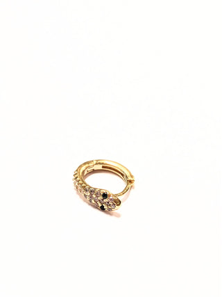 Rose Marie Paris - Hoop Serpent Small Green - Gold