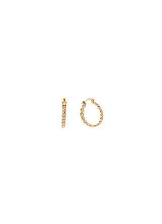 Pico Copenhagen - Elva Crystal Hoops - Clear