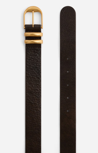 VANESSA BRUNO - Belt 30mm - Coffee