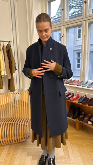 POMANDÈRE - Coat - Dark Blue