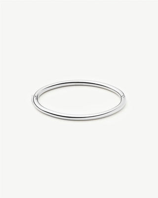 MISSOMA - Classic Round Hinged Bangle - Silver