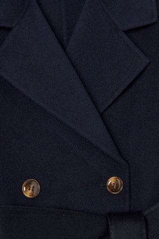 THE CURATED - The London Coat - Navy (pre-order)