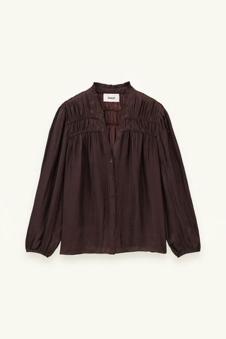 BA&SH - Cessia Shirt - Aubergine