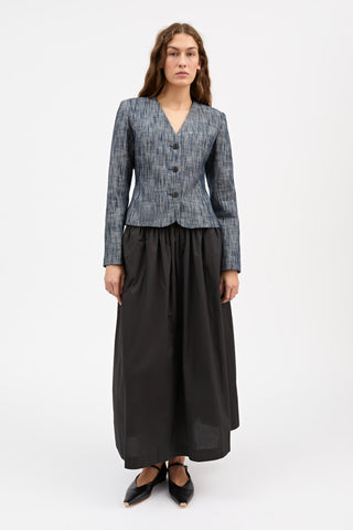 SKALL - Adriane Blazer - Indigo/linen