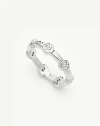 MISSOMA - Lucy Williams Stackable Tennis Ring - Silver
