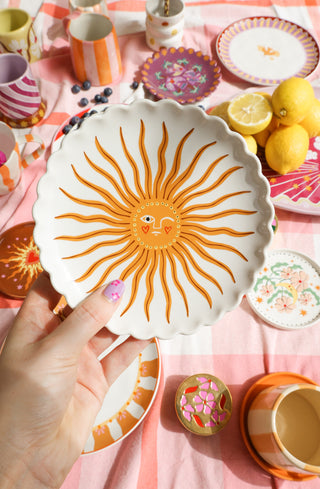 All The Luck in the World - Serving Plate Sun