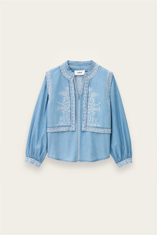 BA&SH - Laura Blouse - Light Blue
