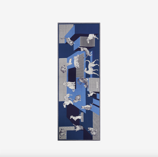 INOUI - Scarf Les Cheris 70 - Blue