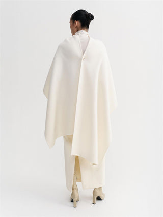 ALMADA LABEL - Pre-Order Colette Doublé Cape - Cream