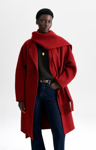 VANESSA BRUNO - Helie Coat - Cerise