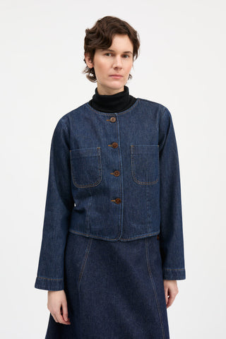 SKALL - Clementine Jacket - Indigo Blue
