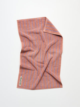 BONGUSTA - Naram Bath Towel -  Camel & Ultramarine
