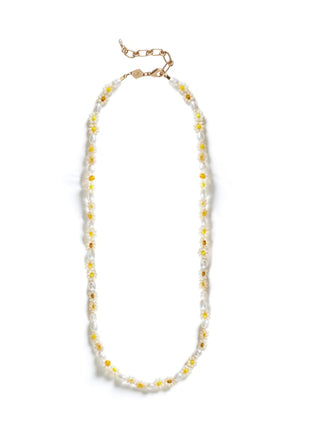 ANNI LU - Daisy Flower Necklace - Gold