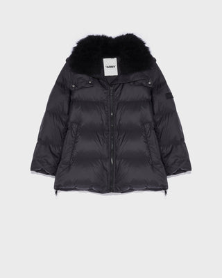 YVES SALOMON - A Line Down Jacket - Noir