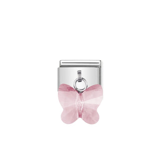 Nomination - Link CRYSTAL BUTTERFLIES PINK