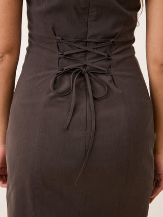 Rouje - Alberta Dress - Marron