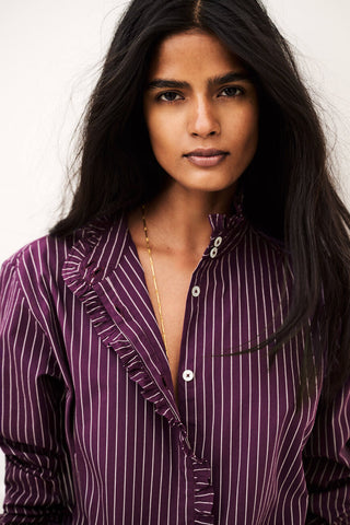 BA&SH - Elvire Shirt - Burgundy
