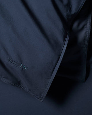SUITE702 - Single Duvet Cover Cotton - Navy Blue