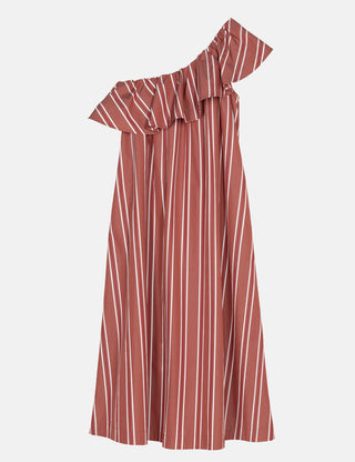 APOF - Ilise Dress - Berry Stripe
