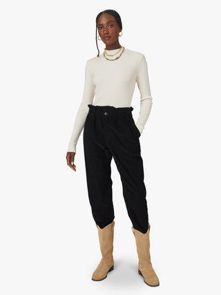 XIRENA - Theo Pant - Black Corduroy