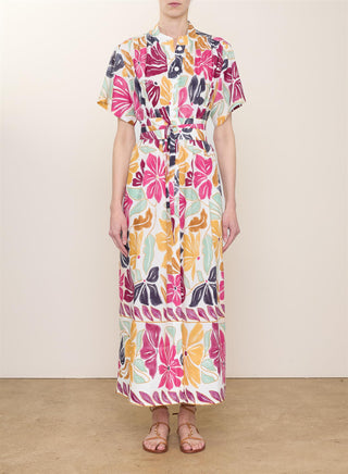 VANESSA BRUNO - Ghala Dress - Creme Multicolor