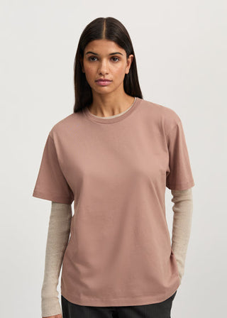 AIAYU - Classic Circular Tee - Desert Blush