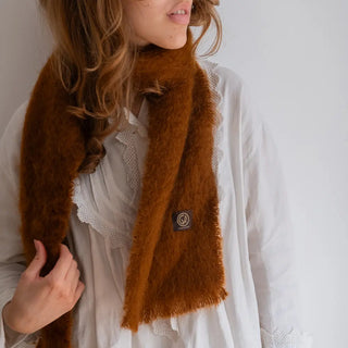 Ezcaray - Ezcaray Mohair Foulard - Marron