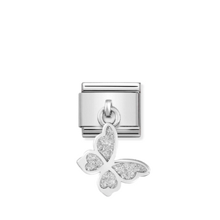 Nomination - Link CHARMS 925 sterling silver GLITTER BUTTERFLY