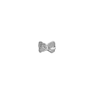 STINE A - Tres Petit Bow Earring - Silver Single
